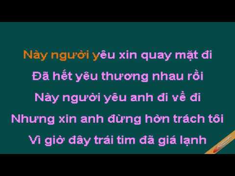 Con Duong Mau Xanh Karaoke - Lê Hiếu Lệ Quyên - CaoCuongPro
