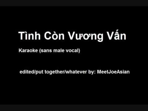 Tinh Con Vuong Van - Karaoke (without male vocal)
