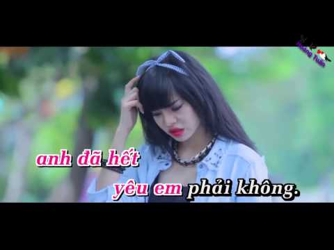 Karaoke HD Yêu Anh Là Lỗi Của Em   Song Thư full Beat