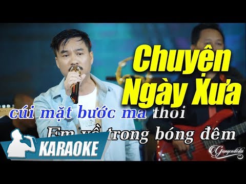 Chuyện Ngày Xưa Karaoke Quang Lập (Tone Nam) | Nhạc Vàng Bolero Karaoke