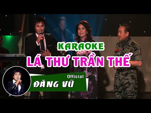 Karaoke giáng sinh | Lá thư trần thế | Beat gốc Trung Chỉnh - Phương Hồng Quế - Đăng Vũ