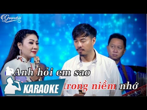 Hỏi Anh Hỏi Em Karaoke Song Ca - Huy Vũ & Thuý Hoa