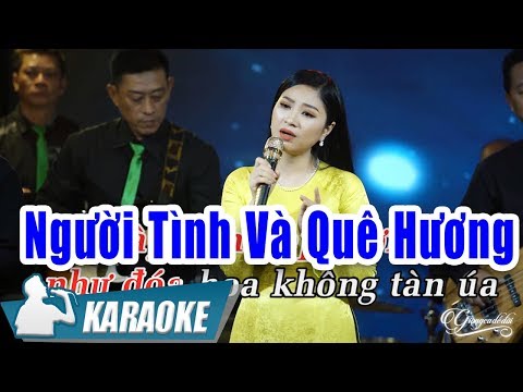 Người Tình Và Quê Hương Karaoke Beat (Tone nữ) - Hoàng Kim Yến | Nhạc Vàng Bolero Karaoke