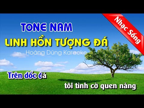 Linh Hồn Tượng Đá Karaoke Nhạc Sống - Linh hon tuong da karaoke tone nam