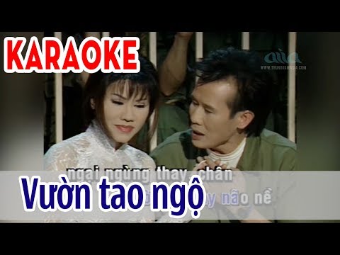 Vườn Tao Ngộ - Karaoke Song Ca | Tuấn Vũ & Sơn Tuyền | Asia Karaoke Beat Chuẩn