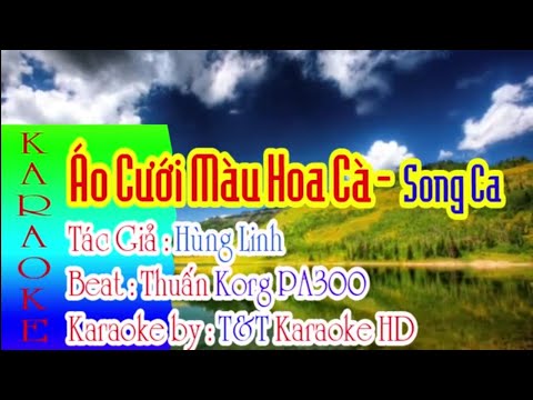 Karaoke | Áo Cưới Màu Hoa Cà | Song Ca | T&T Karaoke HD | Beat Thuấn KORG PA300
