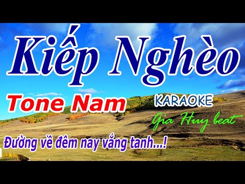 Karaoke - Kiếp Nghèo - Mr: Ninh Nguyễn