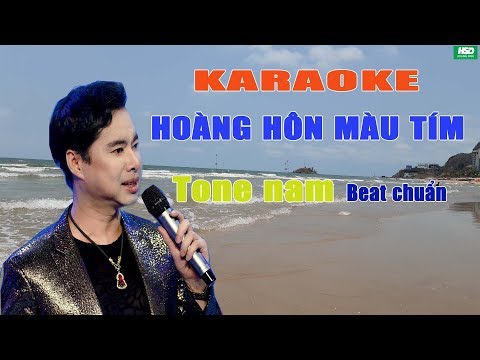 Karaoke HOÀNG HÔN MÀU TÍM - THỂ HIỂN – Karaoke Hoàng Đỉnh – Karaoke Beat chuẩn full Band