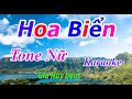 Hoa Biển - Karaoke - Tone Nữ - Nhạc Sống - gia huy beat