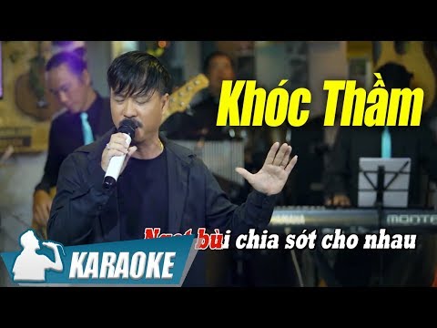 Khóc Thầm Karaoke Quang Lập (Tone Nam) | Nhạc Vàng Bolero Karaoke