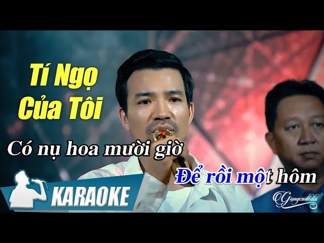 Karaoke Tí Ngọ Của Tôi - Bùi Kiên Tone Nam | Nhạc Vàng Bolero Karaoke