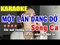 Karaoke Một Lần Dang Dở Song Ca Nhạc Sống | Trọng Hiếu