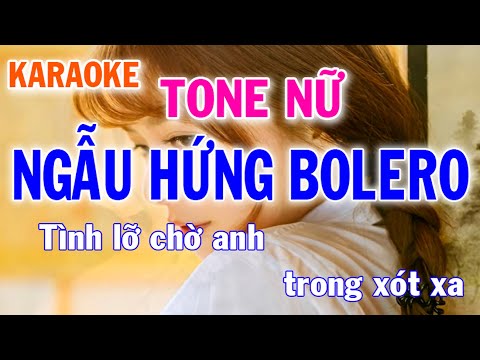 Karaoke Ngẫu Hứng Bolero Tone Nữ Nhạc Sống l Nhật Nguyễn