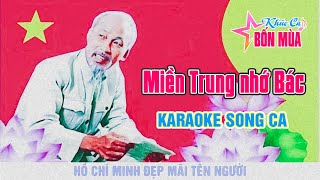 Miền Trung nhớ Bác - Song ca || Karaoke by VFC Team