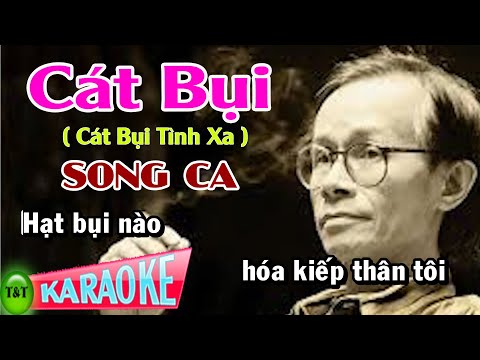 Karaoke Cát Bụi Song Ca | Thái Tài