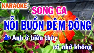 Karaoke Nỗi Buồn Đêm Đông Song Ca Nhạc Sống l Nhật Nguyễn