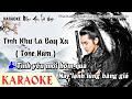 Karaoke Tình Như Lá Bay Xa Tone Nam - KARAOKE Nhạc Hoa Lời Việt Hay Nhất, Karaoke Tình Như Lá Bay Xa