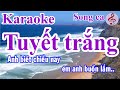 karaoke Tuyết trắng | Song ca 90 |