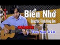 Biển Nhớ - Karaoke Tone Nam Trầm - Beat Guitar