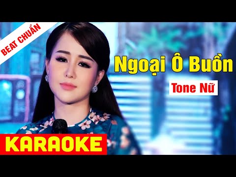 KARAOKE Ngoại Ô Buồn Tone Nữ - Beat Chuẩn Ý Linh | Võ Hoàng Karaoke