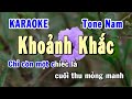 Khoảnh Khắc Karaoke Tone Nam | Karaoke Hiền Phương