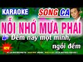 Karaoke Nỗi Nhớ Mưa Phai Song Ca | Nhạc Sống Rumba Dễ Hát | Karaoke Thanh Danh