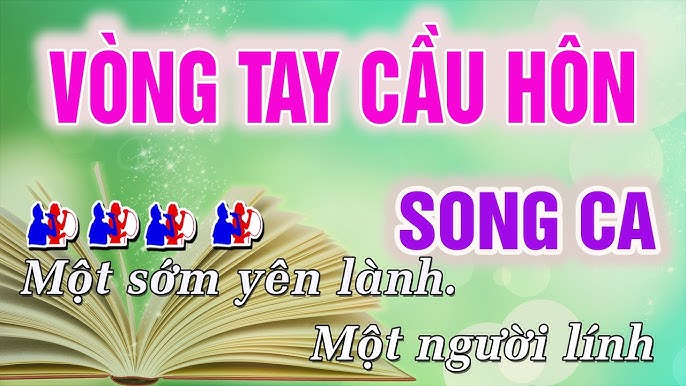 VÒNG TAY CẦU HÔN KARAOKE SONG CA - BEAT CHUẨN NHẠC SỐNG