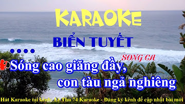 KARAOKE - BIỂN TUYẾT - SONG CA