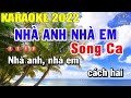 Nhà Anh Nhà Em Karaoke Song Ca | Beat Mới Dễ Hát Âm Thanh Chuẩn | Trọng Hiếu