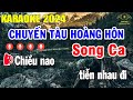 Chuyến Tàu Hoàng Hôn Karaoke Song Ca Nhạc Sống Rumba | Trọng Hiếu