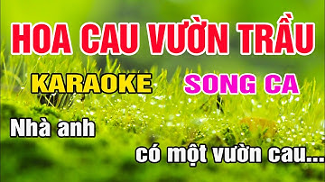 Hoa Cau Vườn Trầu Karaoke Song Ca Nhạc Sống gia huy karaoke
