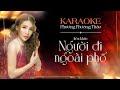 [Karaoke Tone Nữ] LK NGƯỜI ĐI NGOÀI PHỐ - CHUYẾN TÀU HOÀNG HÔN ☘️ Karaoke Bolero Acoustic