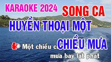 Huyền Thoại Một Chiều Mưa Karaoke Song Ca Nhạc Sống - Phối Mới Dễ Hát - Nhật Nguyễn